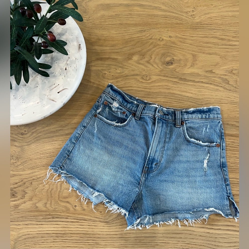 Abercrombie & Fitch The Mom Short High Rise